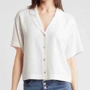 Madewell Crop Camp shirt